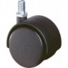 Roulette double en plastique D. de la roue 40 mm cap. charge 30 kg M10 polyamide
