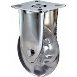 Roulette fixe 75 mm 50 kg plastique 60 x 60 mm
