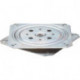 Roulement à billes de poussée 80 kg 81 x 81 mm dist.entre trous vis 67 x 67 mm