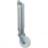 Roulette pour portail D. de la roue 100 mm cap. charge 70 kg avec plaque de fixa