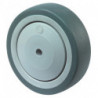 Roue de rechange D. de la roue 100 mm cap. charge 100 kg caoutchouc gris D. d’ax