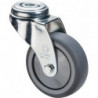 Rouleau de renvoi D. de la roue 75 mm cap. charge 60 kg avec perçage du dos caou