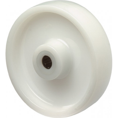 Roue de rechange D. de la roue 58 mm cap. charge 100 kg plastique D. d’axe 8 mm