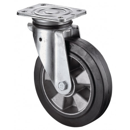 Roulette pivotante de charge lourde D. de la roue 250 mm cap. charge 550 kg caou