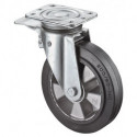 Roulette pivotante de charge lourde D. de la roue 125 mm cap. charge 220 kg avec