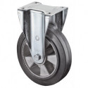 Roulette fixe de charge lourde D. de la roue 160 mm cap. charge 300 kg caoutchou