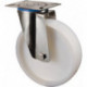 Rouleau de renvoi D. de la roue 50 mm cap. charge 55 kg plastique plaque L60xl60