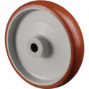 Roue de rechange D. de la roue 200 mm cap. charge 380 kg polyuréthane D. d’axe 2