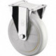 Roulette D.100mm Capolyamidecité .300kg Plastique Support L138xB110mm blanc BS ROLLEN