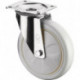 Roulette D.200mm Capacité.600kg plastique L138xB110mm blanc BS ROLLEN