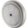 Roulette D.150mm Capacité 650kg Ku.blanc Axe D.12.5mm Longueur du moyeu 59mm BS ROLLEN