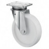 Roulette pivotante pour charge lourde D. de la roue 125 mm cap. charge 300 kg pl