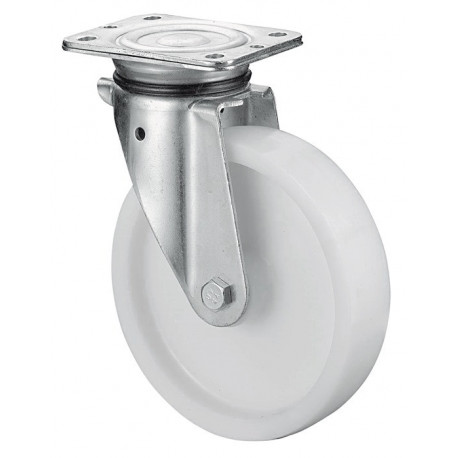 Roulette pivotante pour charge lourde D. de la roue 250 mm cap. charge 600 kg pl
