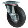 Roue gonflable D. de la roue 400 mm cap. charge 250 kg roulette pivotante avec p