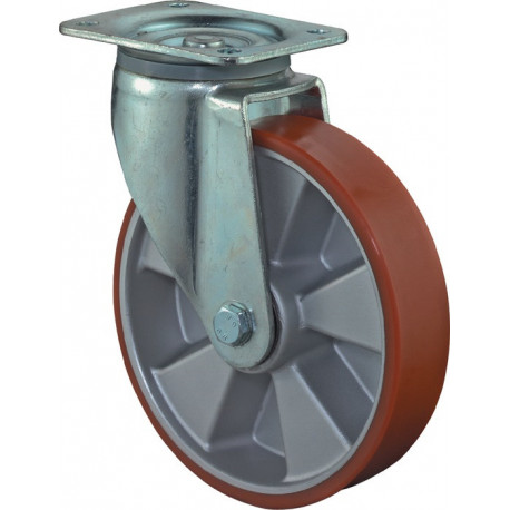 Roulette pivotante de charge lourde D. de la roue 125 mm cap. charge 450 kg poly