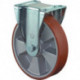 Roulette fixe de charge lourde D. de la roue 125 mm cap. charge 450 kg polyuréth