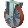 Roulette fixe de charge lourde D. de la roue 125 mm cap. charge 450 kg polyuréth