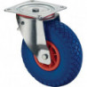 Roulette orientable avec frein D. de la roue 260 mm cap. charge 160 kg avec plaq
