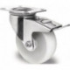 Roulette pivotante Ø 150 mm, capacité de charge 300 kg avec blocage total polyamide 135x110mm PROMAT