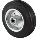 Roulette D.160mm Capacité 135kg VG noir Axe D.20mm Longueur du moyeu 59mm PROMAT