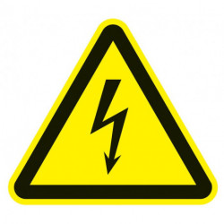 Panneau d’avertissement ASR A1.3/DIN EN ISO 7010 200 mm attention à la tension plastique