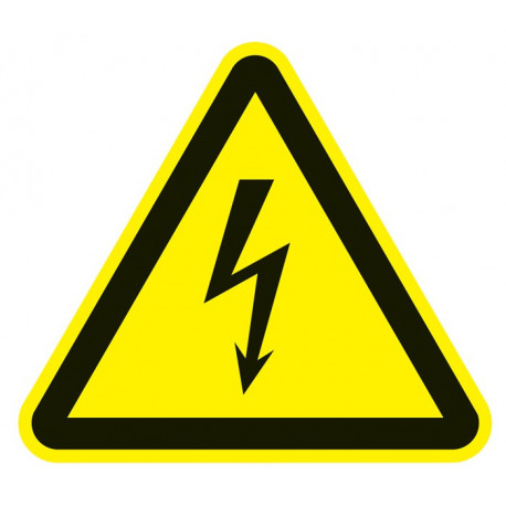 Panneau d’avertissement ASR A1.3/DIN EN ISO 7010 200 mm attention à la tension plastique
