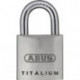 Cadenas cylindrique 64TI/20 largeur du corps de verrou 20 mm Titalium fermeture