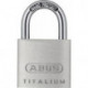 Cadenas cylindrique 64TI/30 gl largeur du corps de verrou 30 mm Titalium fermetu