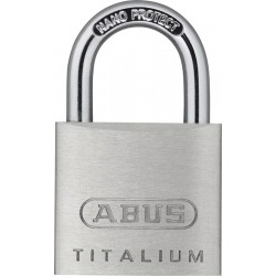 Cadenas cylindrique 64TI/30 gl largeur du corps de verrou 30 mm Titalium fermetu