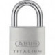 Cadenas cylindrique 64TI/50 gl largeur du corps de verrou 50 mm Titalium fermetu