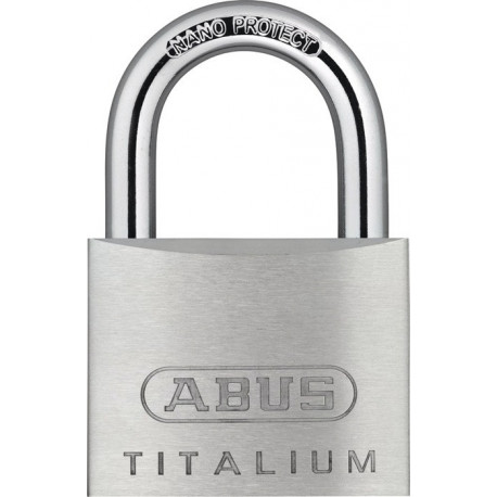 Cadenas cylindrique 64TI/50 gl largeur du corps de verrou 50 mm Titalium fermetu