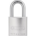 Cadenas cylindrique 86TI/55 sans corps de serrure à cylindre-B.55mm Titalium ABUS