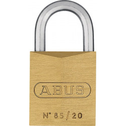 Cadenas cylindrique 85/20 gl largeur du corps de verrou 21 mm laiton fermeture i