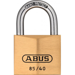 Cadenas cylindrique 85/40 gl largeur du corps de verrou 40 mm laiton fermeture i