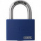 Cadenas à cylindre T65AL / 40 bleu brillant corps de serrure largeur 43 mm aluminium à clés identiques