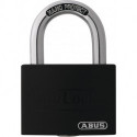 Cadenas à cylindre T65AL / 40 noir Lock-Tag Largeur du corps de la serrure 43 mm aluminium claveté différemment