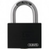 Cadenas à cylindre T65AL / 40 noir Lock-Tag Largeur du corps de la serrure 43 mm aluminium claveté différemment