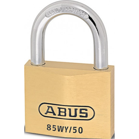 Cadenas à cylindre 85WY / 40 vs. corps de serrure largeur 40 mm laiton à clés différentes