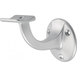 Supports de main courante 3500 Alu anodisé argent D.plaque murale 56mm