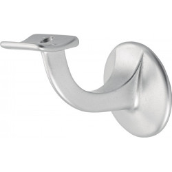 Supports de main courante 3501 Alu anodisé argent D.plaque murale 56mm