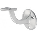 Supports de main courante 3502 Alu anodisé argent D.plaque murale 56mm droite HERMETA