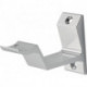 Supports de main courante 3542 Alu anodisé argent forme de dôme HERMETA