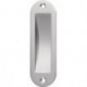 Poignée encastrée Alu anodisé.elox.ov.2xD.5mm L.120mm B.40mm HERMETA