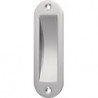 Poignée encastrée Alu anodisé.elox.ov.2xD.5mm L.120mm B.40mm HERMETA