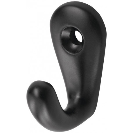 Crochet 0557 unique.H.36mm alu noire en aluminium A.27mm