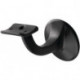 Supports de main courante 3501 Alu.plastifié noir D.plaque murale 56mm