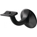 Supports de main courante 3501 Alu.plastifié noir D.plaque murale 56mm