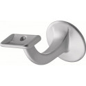Supports de main courante 3508 Alu anodisé argent D.plaque murale 56mm droite HERMETA
