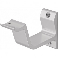 Supports de main courante 3552 Alu anodisé argent forme de dôme HERMETA