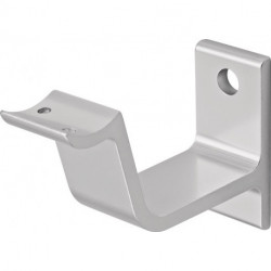 Supports de main courante 3553 Alu anodisé argent forme de dôme HERMETA